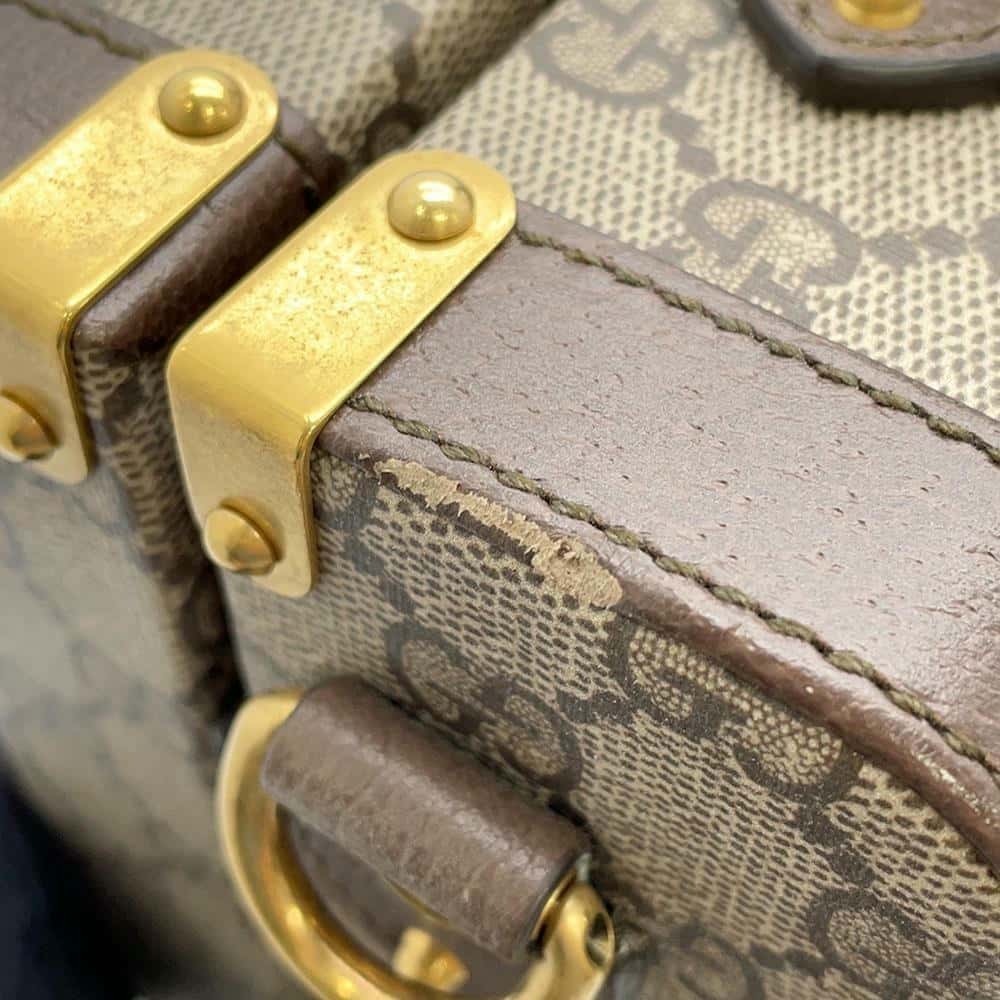 Gucci Savoy Handbag Beauty Case GG Supreme Shoulder Bag - Picture 7 of 12